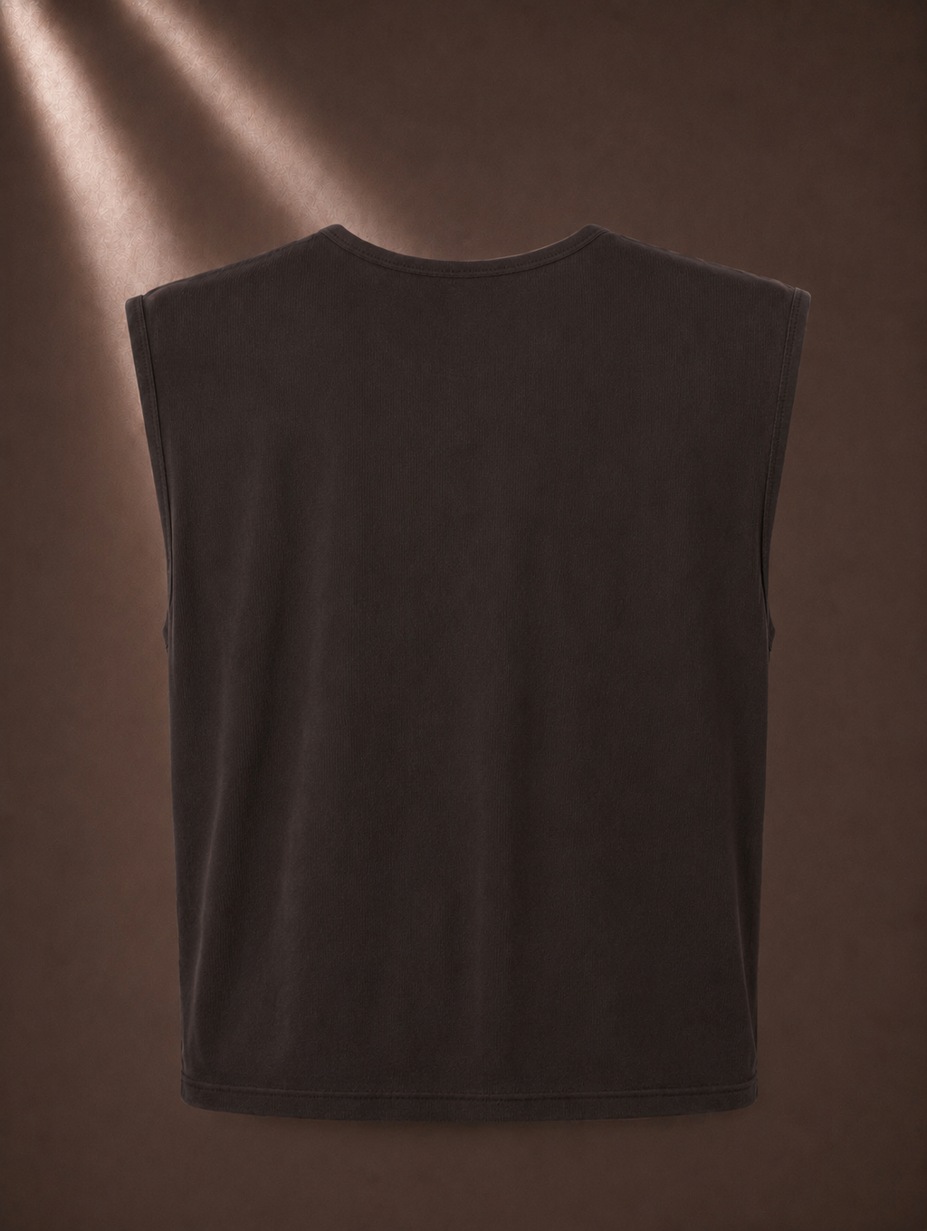 HENLEY SLEEVELESS TOP
