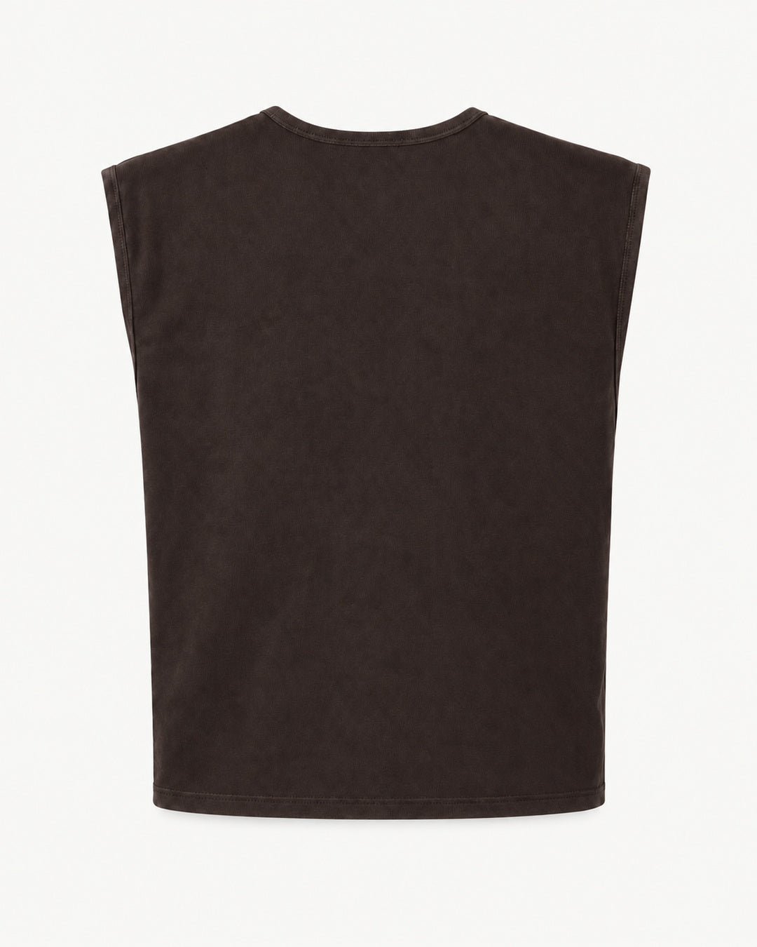 HENLEY SLEEVELESS TOP
