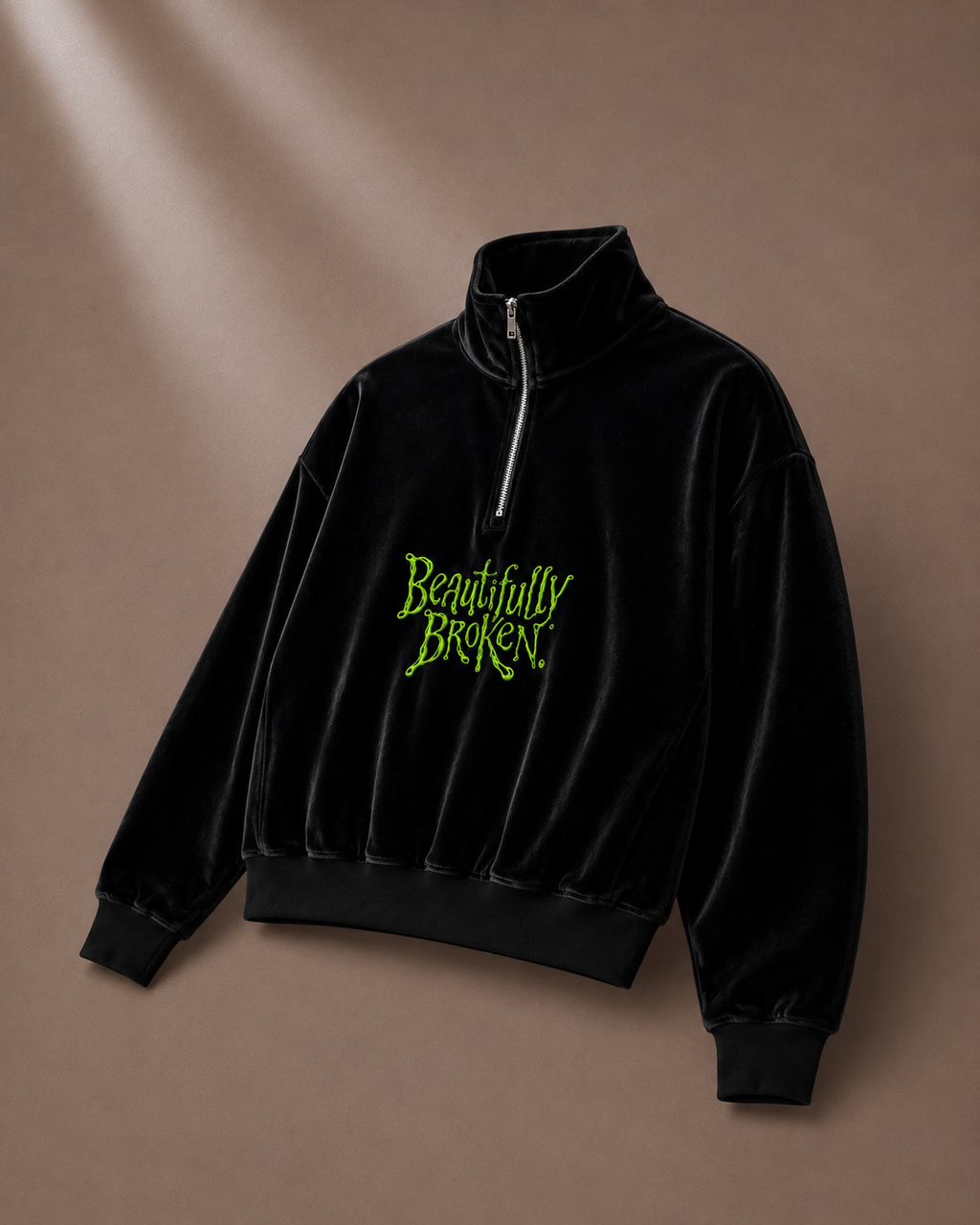 Signature Velour Half Zip