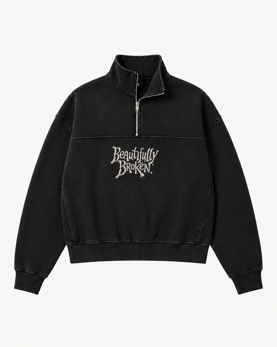 Faded Half Zip