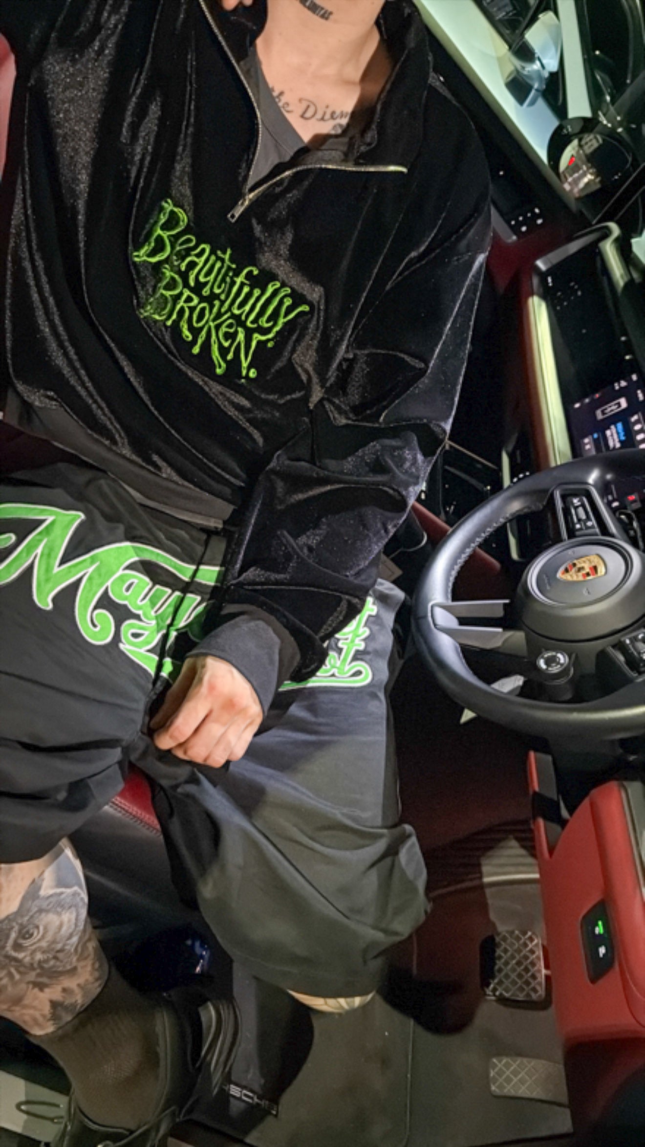 Signature Velour Half Zip