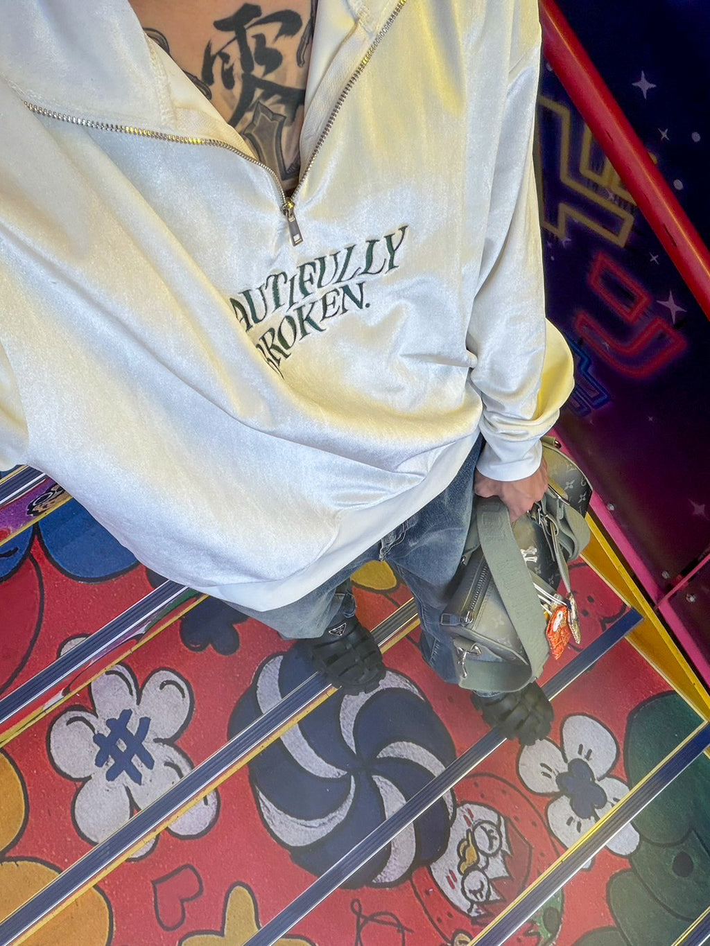 Signature Velour Half Zip