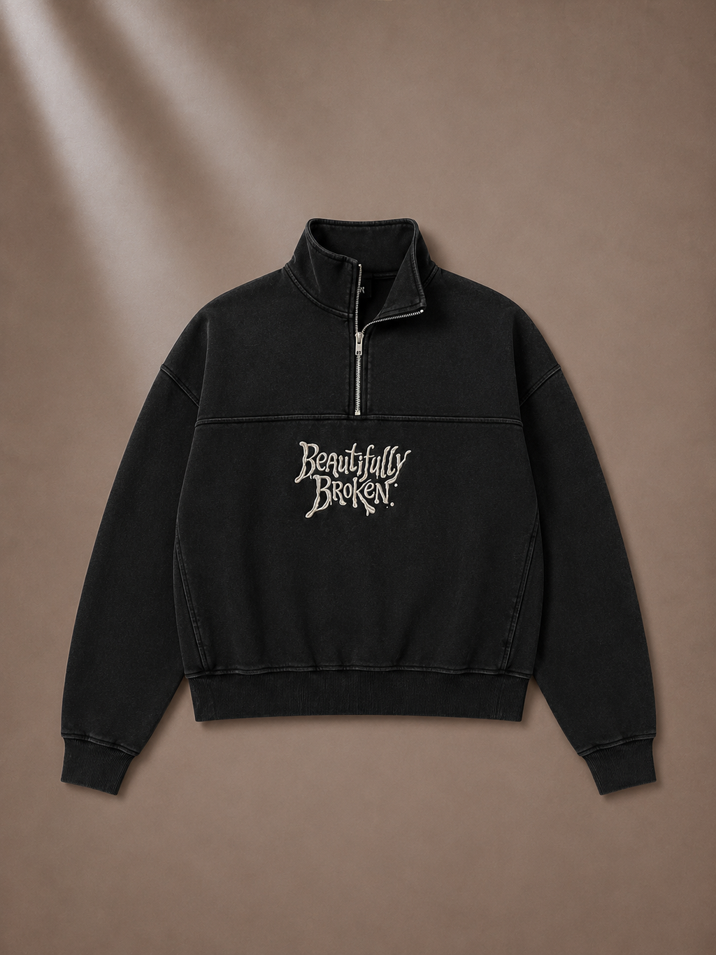 Faded Half Zip