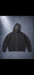 Washed French Terry Zip Hoodie